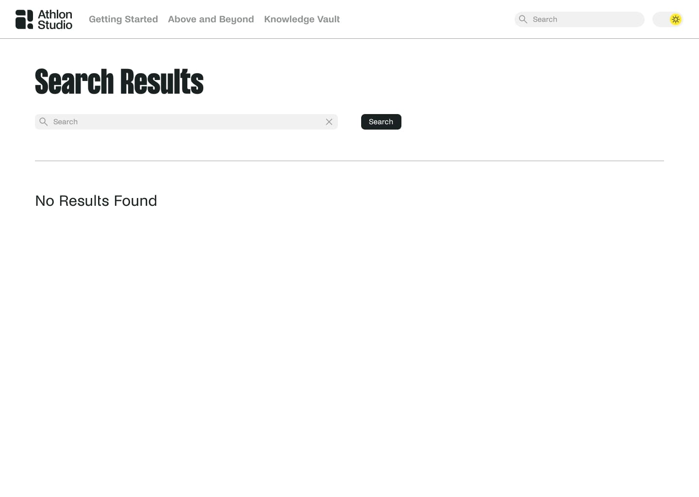 No Results